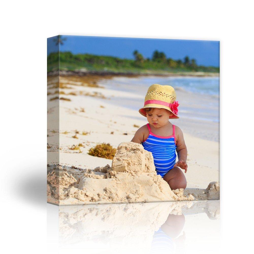 wall26 Personalized Photo to Canvas Print Wall Art - Custom Your Photo On Canvas Wall Art - Digitally Printed - 24" x 24"(Additional