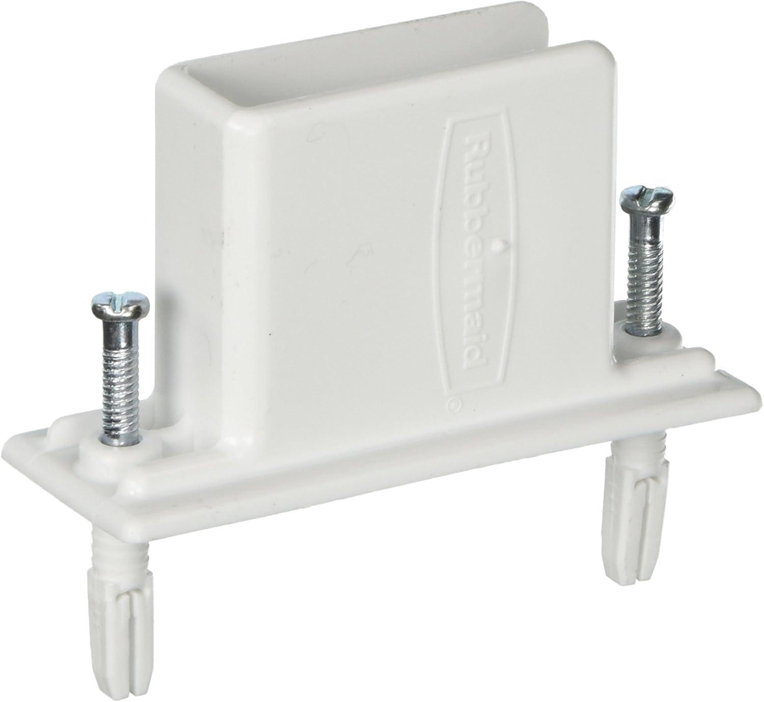 Rubbermaid 16 in. H X 12 in. W X 2.9 in. L Metal Fast Set Wall/End Bracket W/Drive Pin