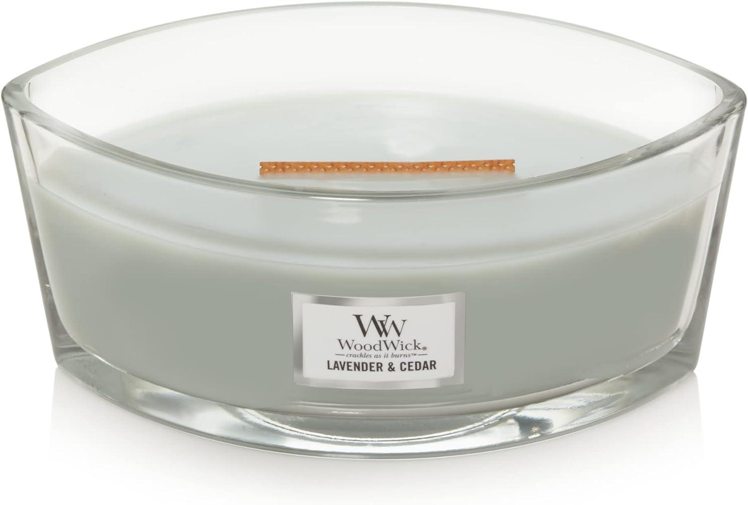 WoodWick Lavender & Cedar - Ellipse Candle