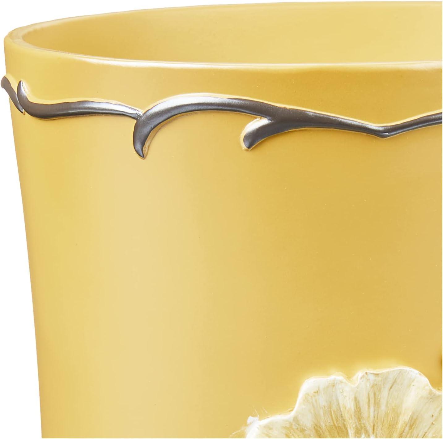 Popular Bath Plastic Open Waste Basket - 4 Gallons