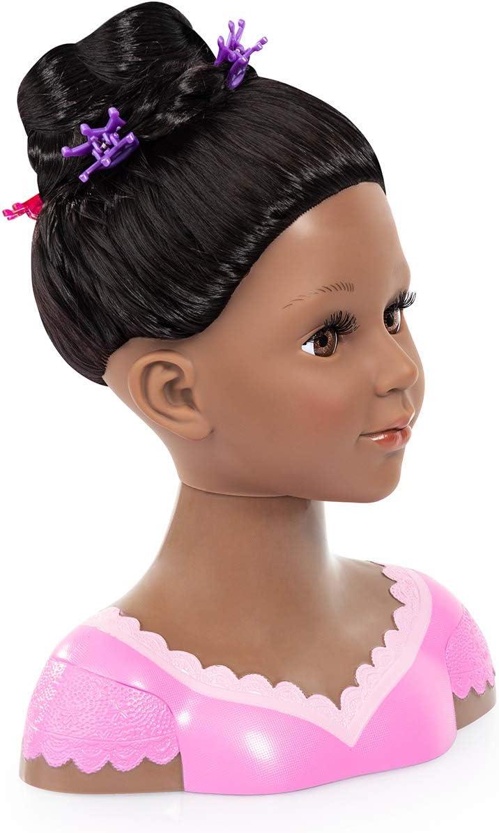 Charlene Super Model Deep Tan American Doll Head with make-up