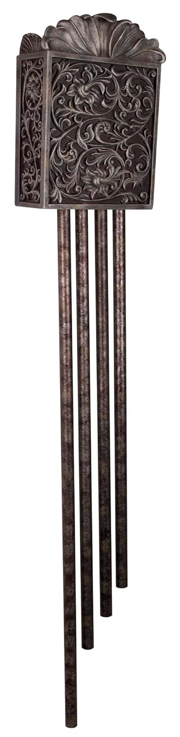 Craftmade Westminster Carved Long Chime in Hand Painted Renaissance Crackle - Silver