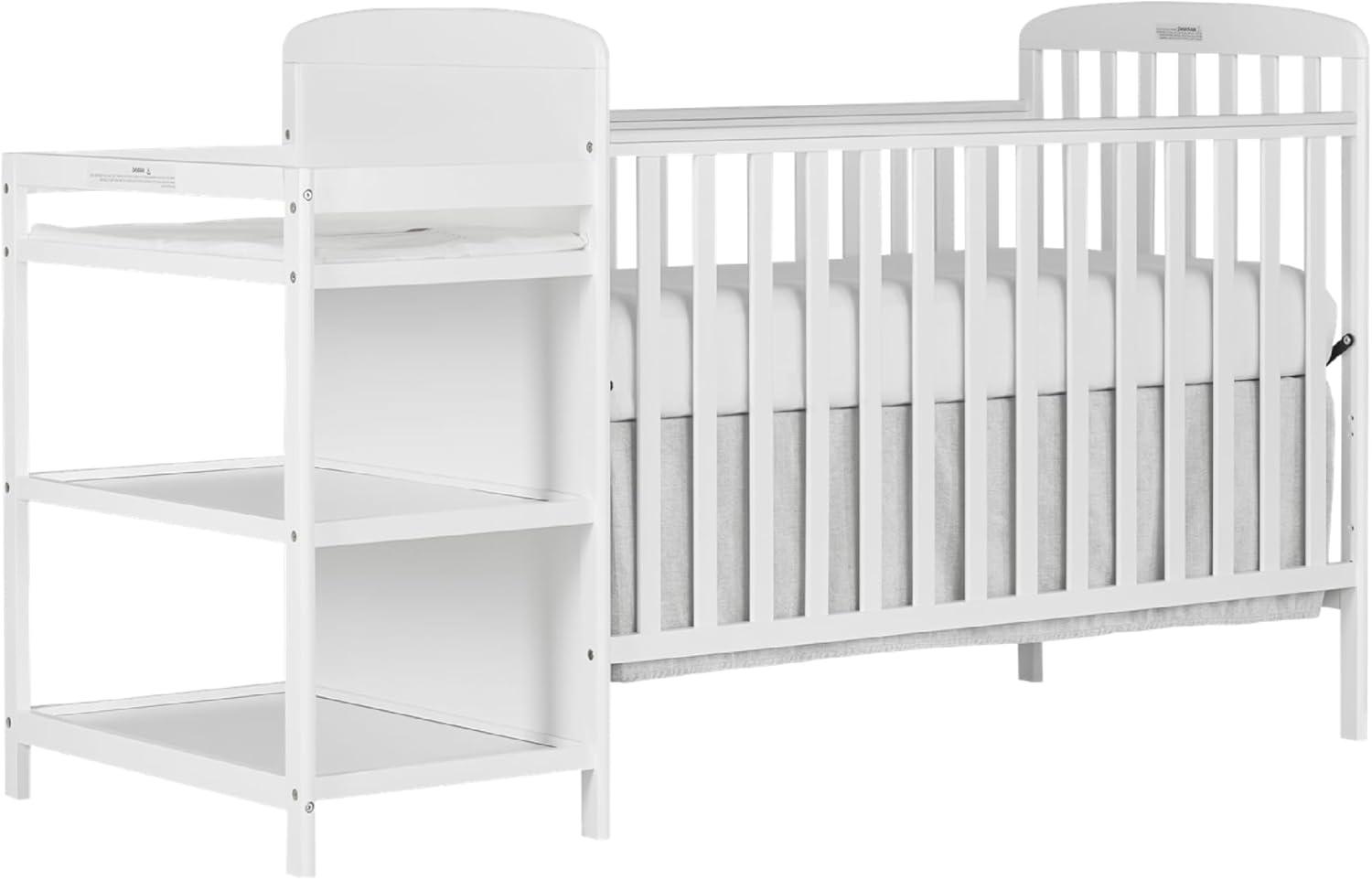 Dream On Me Anna 4 in 1 Full-Size Crib and Changing Table Combo