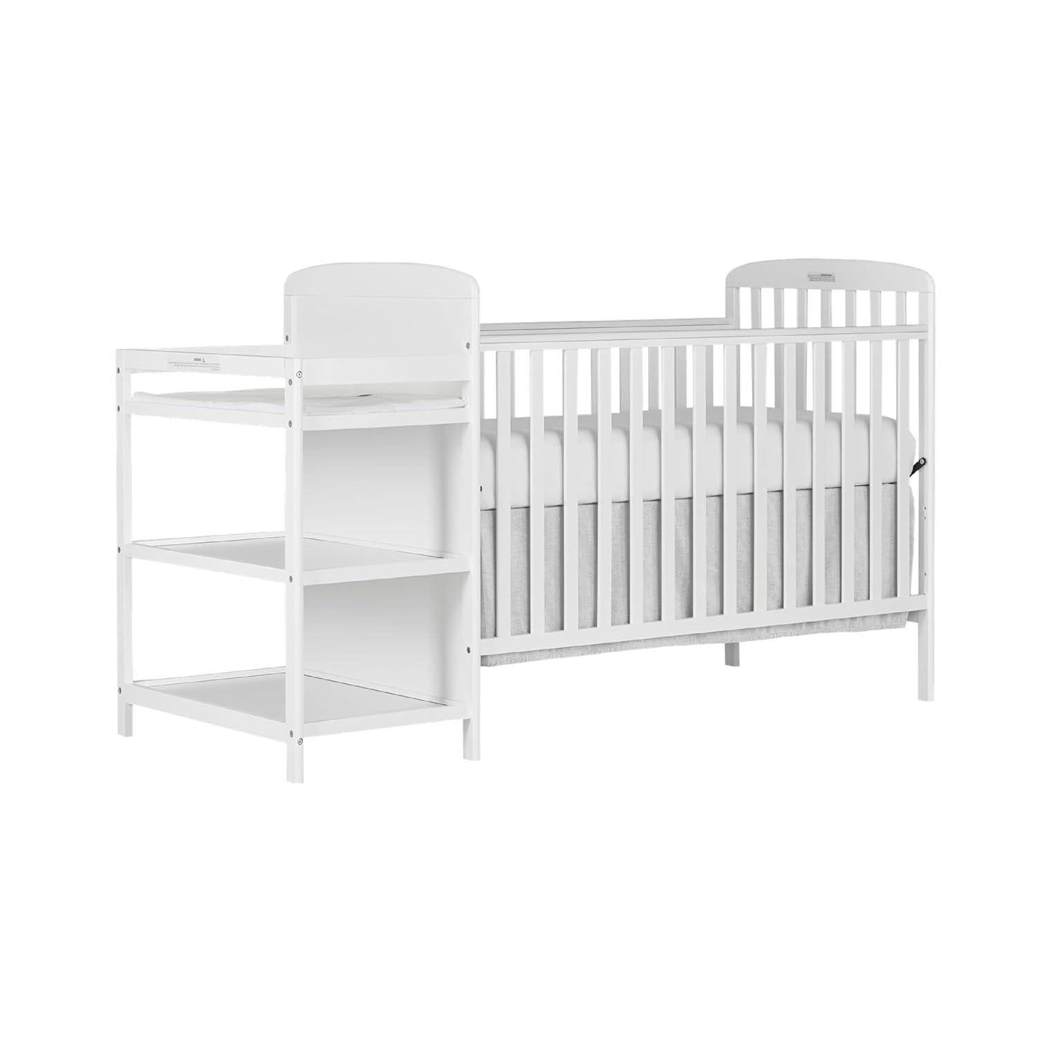 Dream On Me Anna 4 in 1 Full-Size Crib and Changing Table Combo