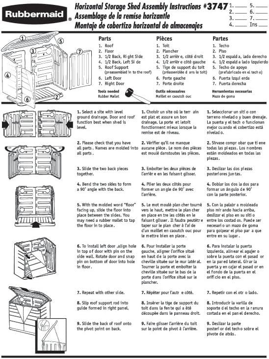 Rubbermaid Horizontal Storage Shed & Reviews | Wayfair