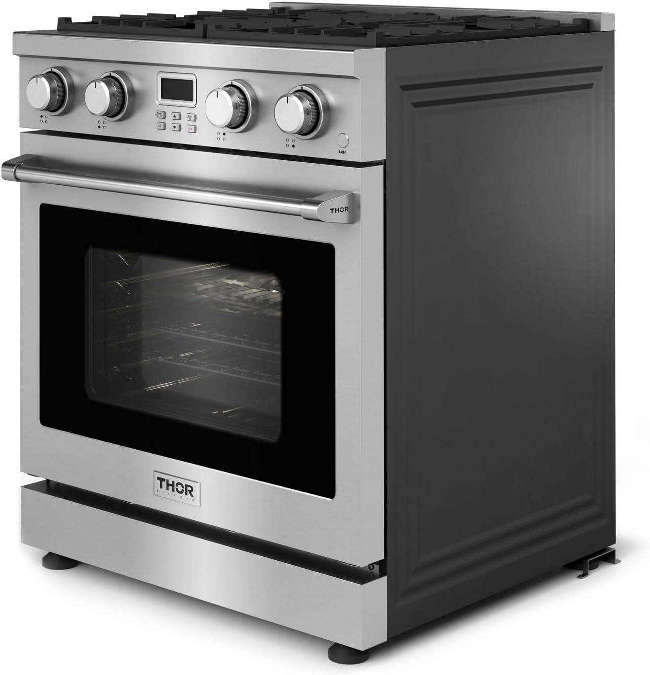 Thor Kitchen Arg30 A Series 30" Wide 4.8 Cu. Ft. Free Standing Gas Range - Stainless Steel