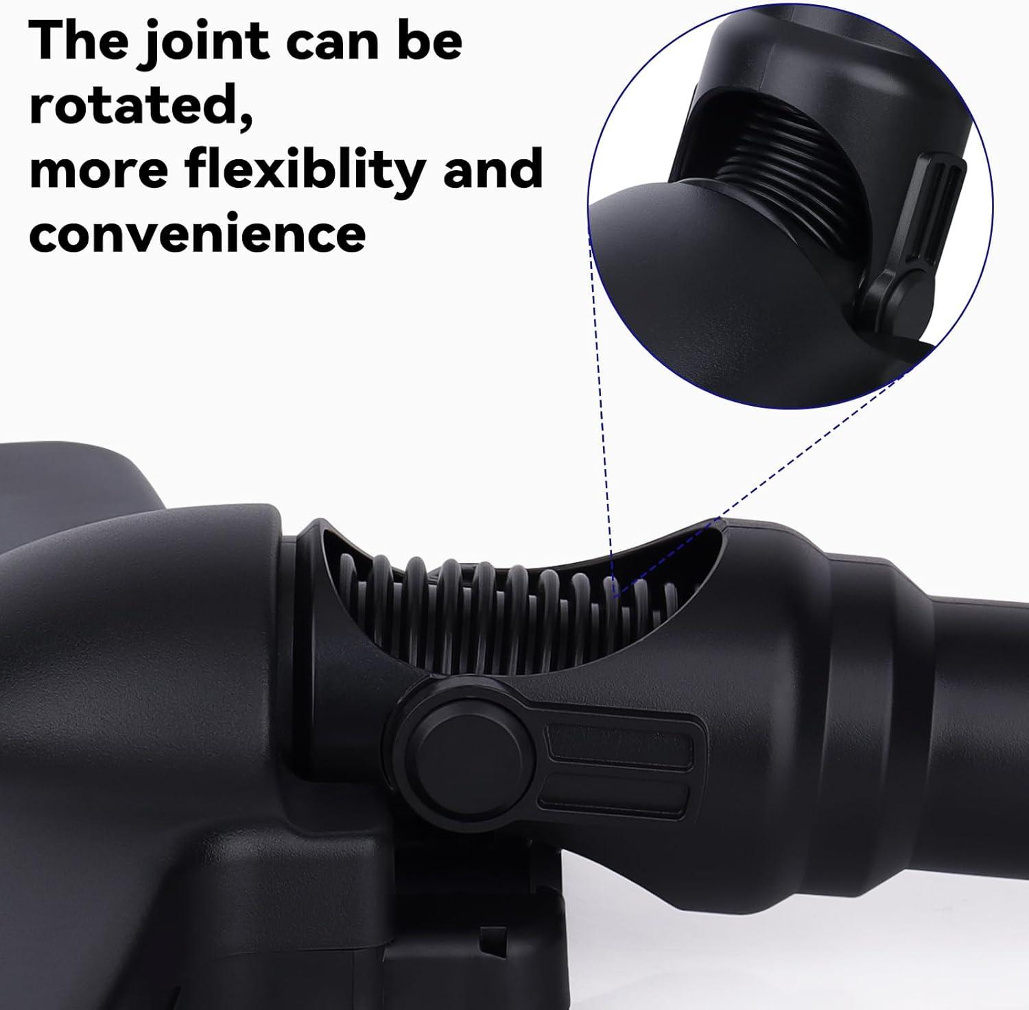 1.25'' Vacuum Turbo Brush Head for Small Shop Vac Accessories- Pet Hair Removal Vacuum Attachment - Work on Low Carpet, Wood Floor, Tile Floor