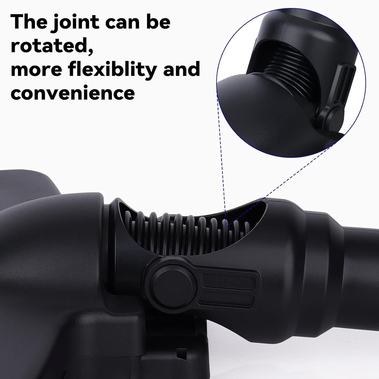 1.25'' Vacuum Turbo Brush Head for Small Shop Vac Accessories- Pet Hair Removal Vacuum Attachment - Work on Low Carpet, Wood Floor, Tile Floor