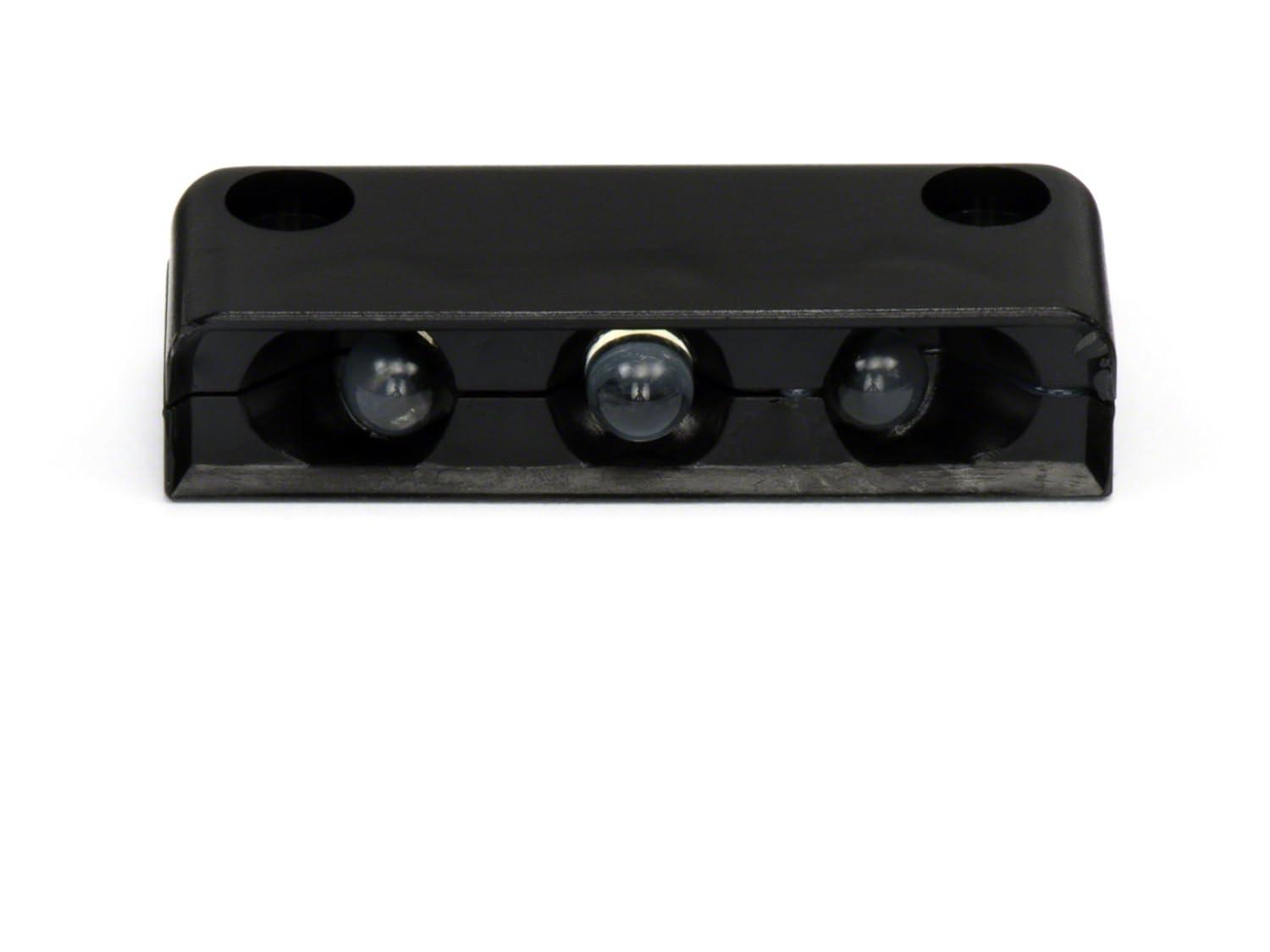 Innovative Lighting 003-5000-7 Surface Mount 3-LED Step Light - White, Black Case