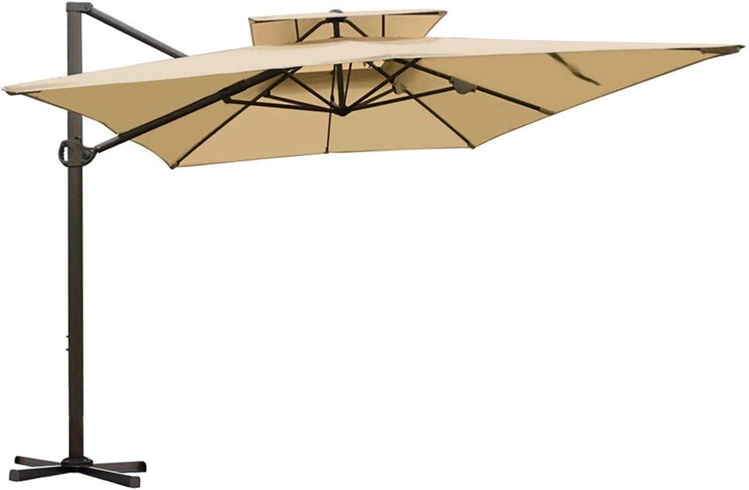 Garden Winds RipLock 350 10’ x 10’ Offset Umbrella Canopy, Water Resistant