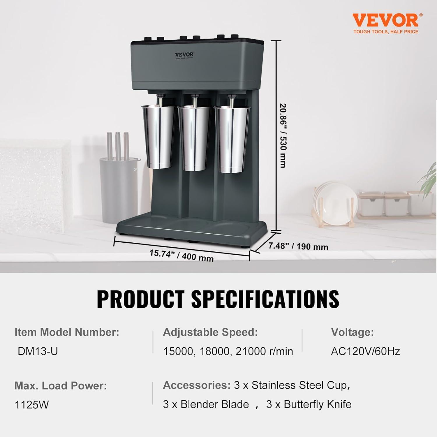 VEVOR VEVOR 3 Speed Frozen Drink Maker