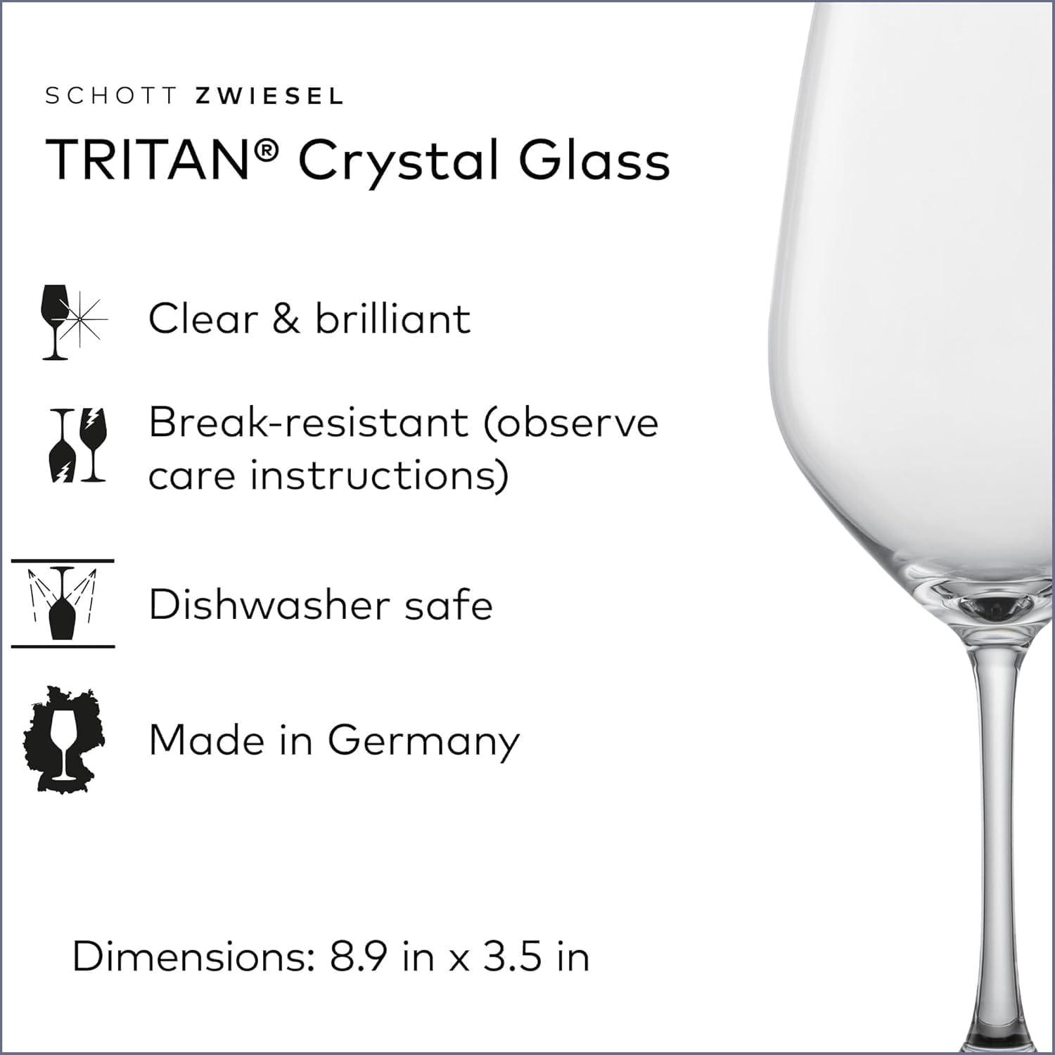 Forte Tritan 15 oz. Glass Goblet (Set of 6)