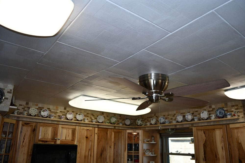 Vectors 1.6 ft. x 1.6 ft. Polystyrene Glue-up Ceiling Tile