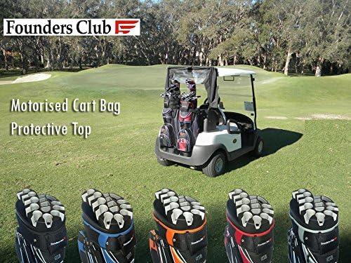 Founders Club Generation 2 Organizer Golf Cart Bag for Men with 14 Way Head Lock Anti Rattle Divider Top