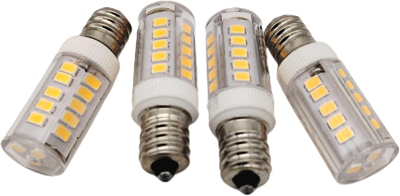 White Screw-in E12 LED Candelabra Bulb Pack