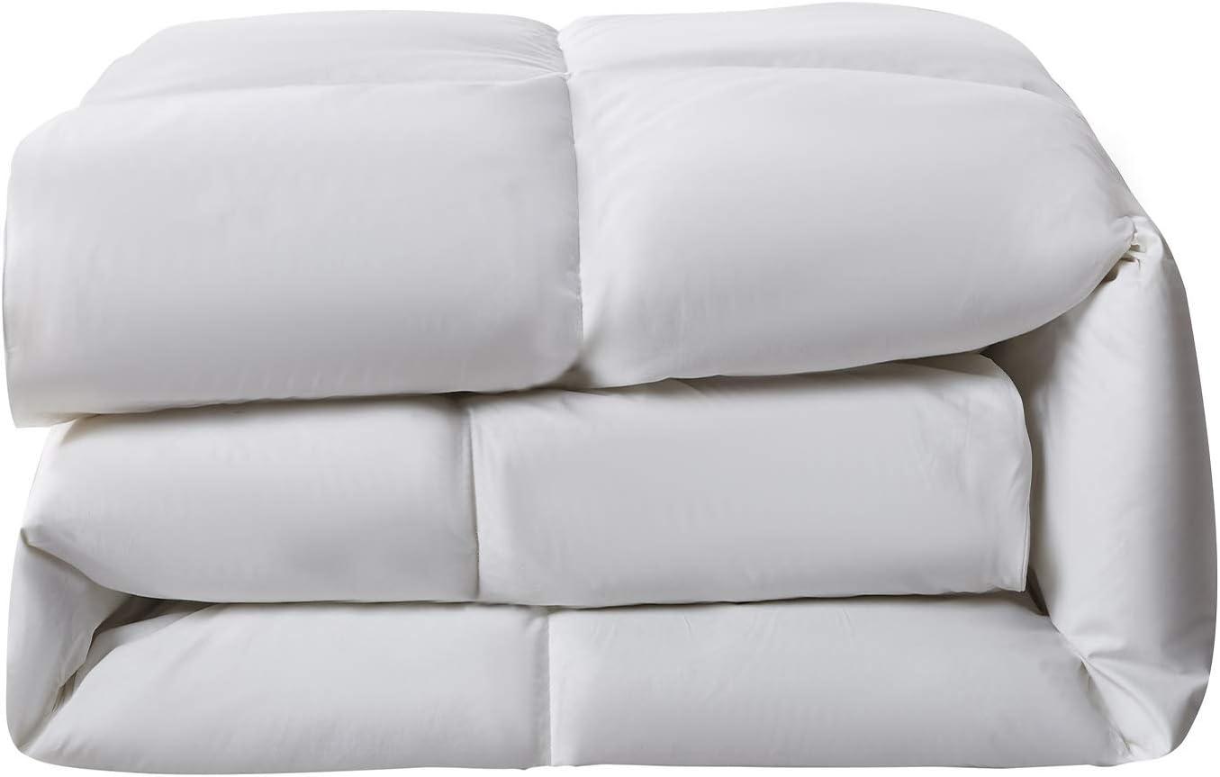 Full White Goose Down Cotton Bedspread