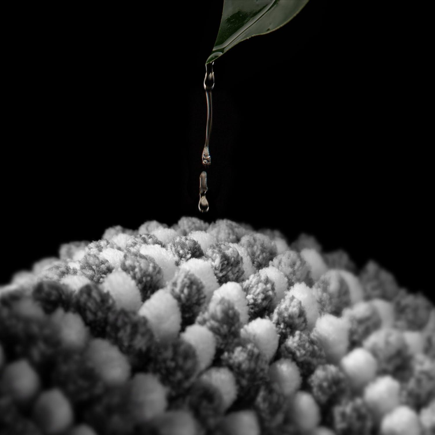 BSICPRO Bathroom Rugs and Mats Sets, 2 Piece Thick Absorbent Chenille Bath Mat Rug Set Non Slip, Soft Shaggy Bath Room Floor Mats for Bathroom, Machine Washable (20" x 47" Plus 16" x 24", Black)