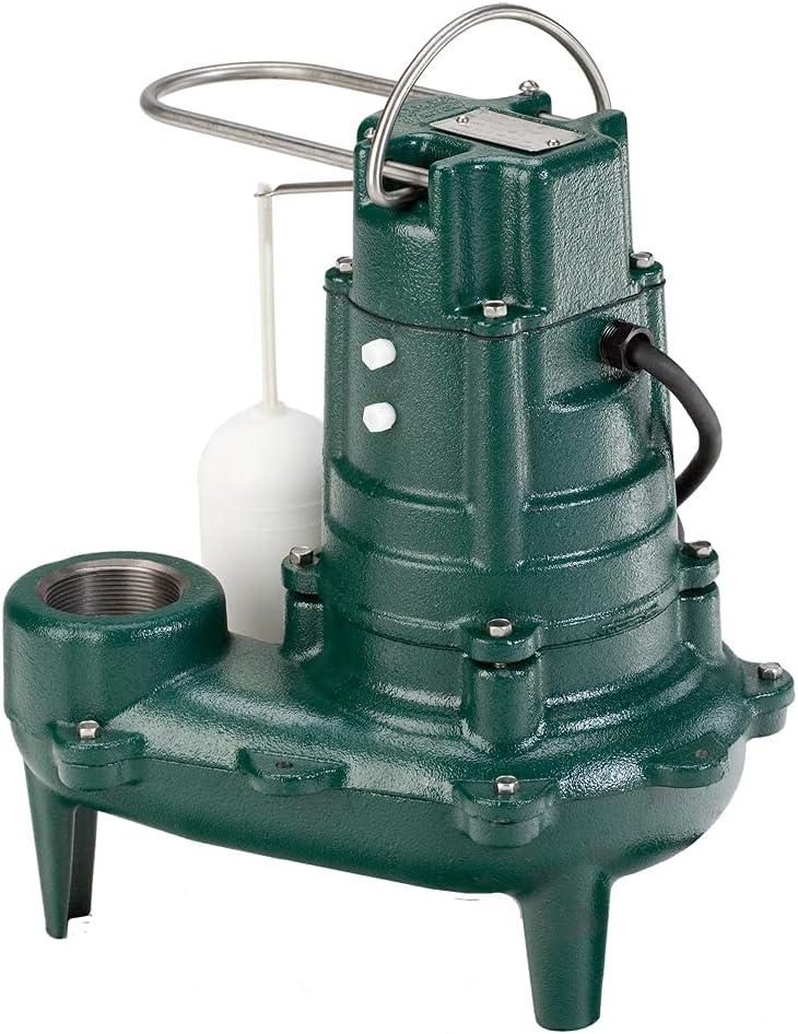 Zoeller 267-0001 M267 Waste-Mate Sewage Pump, 1/2 Horsepower, 115V