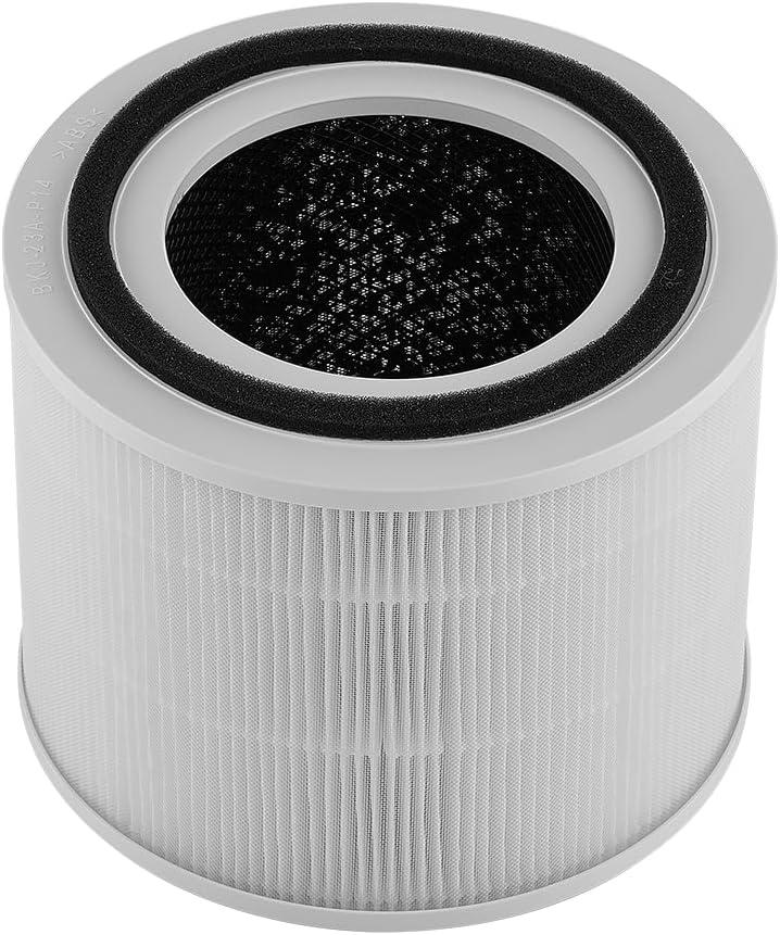 Compact White HEPA Air Purifier Replacement Filter