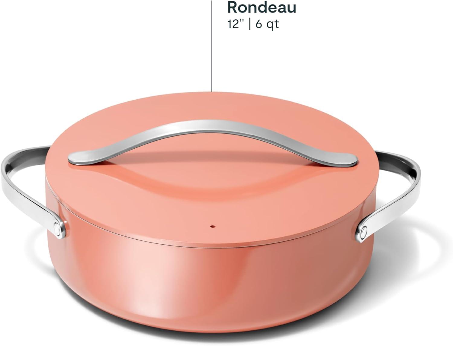 Terracotta 6 Qt Non-Stick Aluminum Rondeau with Lid