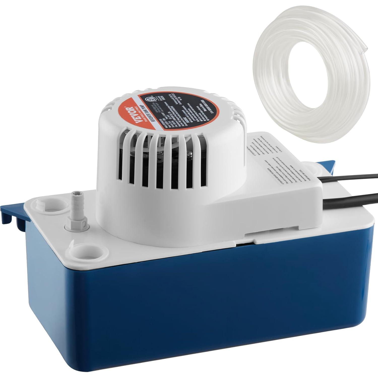 Condensate Removal Pump, 1/30 HP, 100 GPH, 24 ft Lift