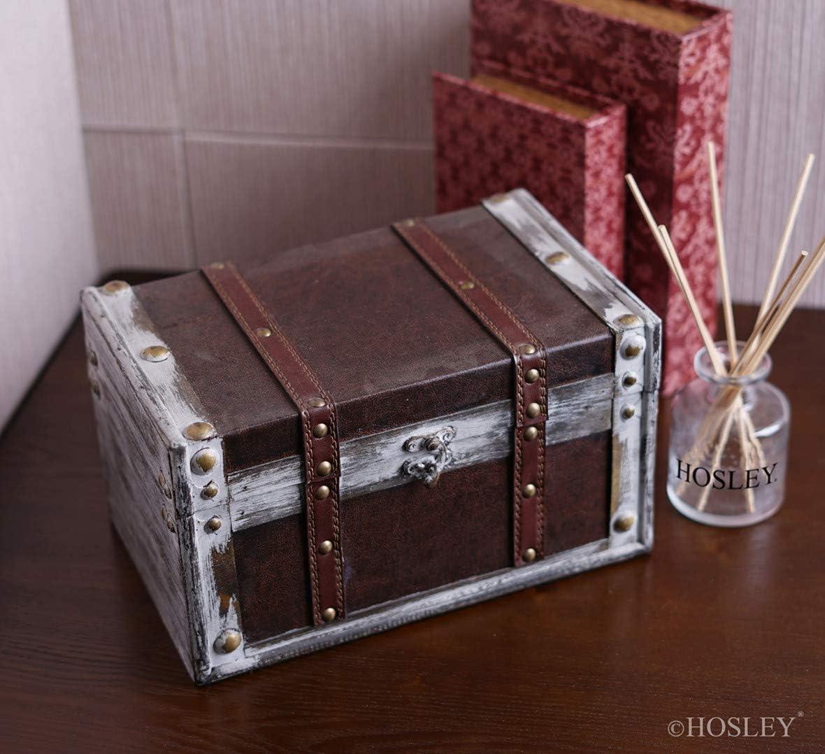Hosley Decorative Storage Box 11 Inch Long. Ideal Gift for Study Den Memories Dorm Home Weddings Spa Reiki Meditation O4