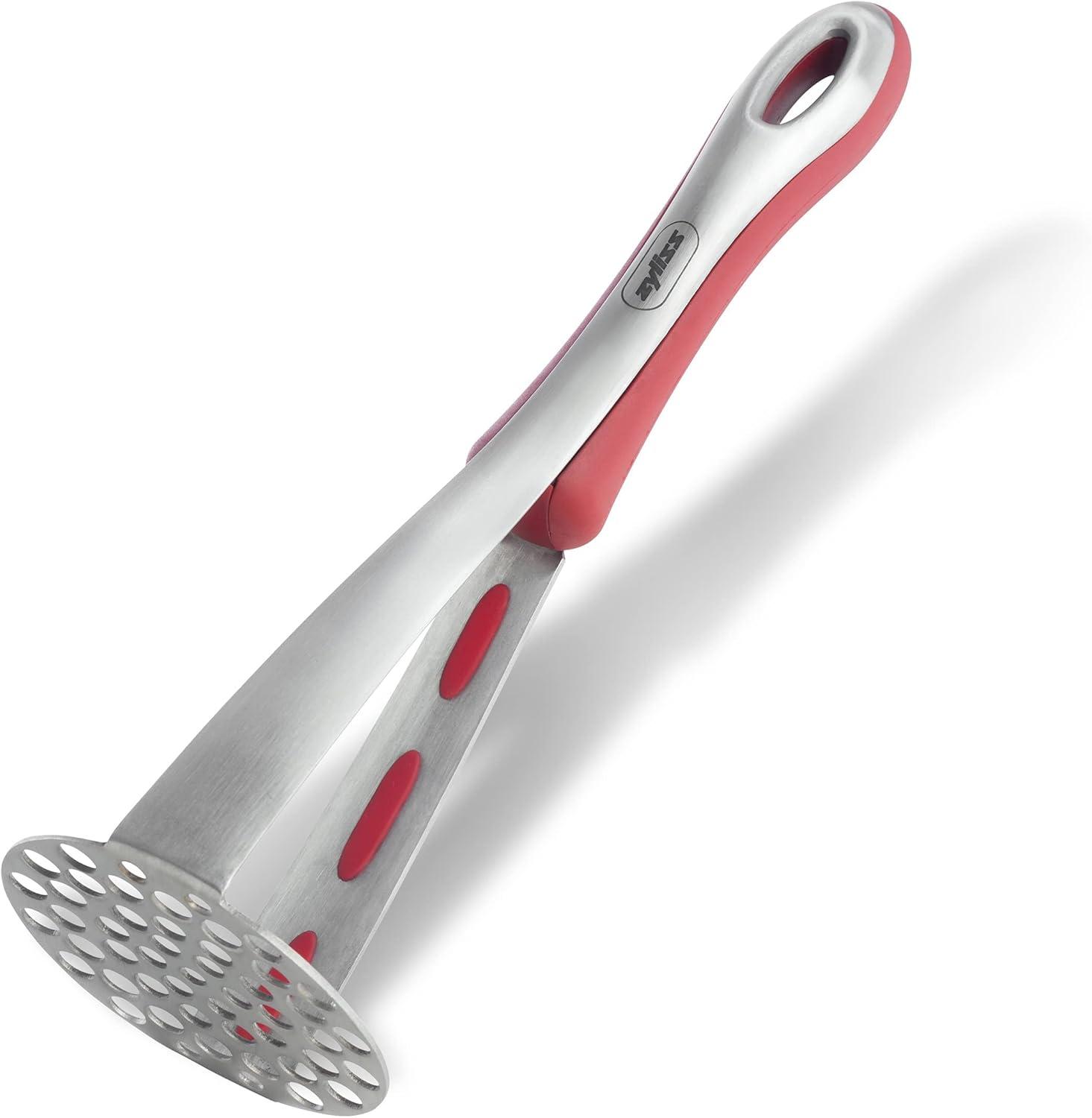 Stainless Steel Potato Masher with Soft-Touch Handle