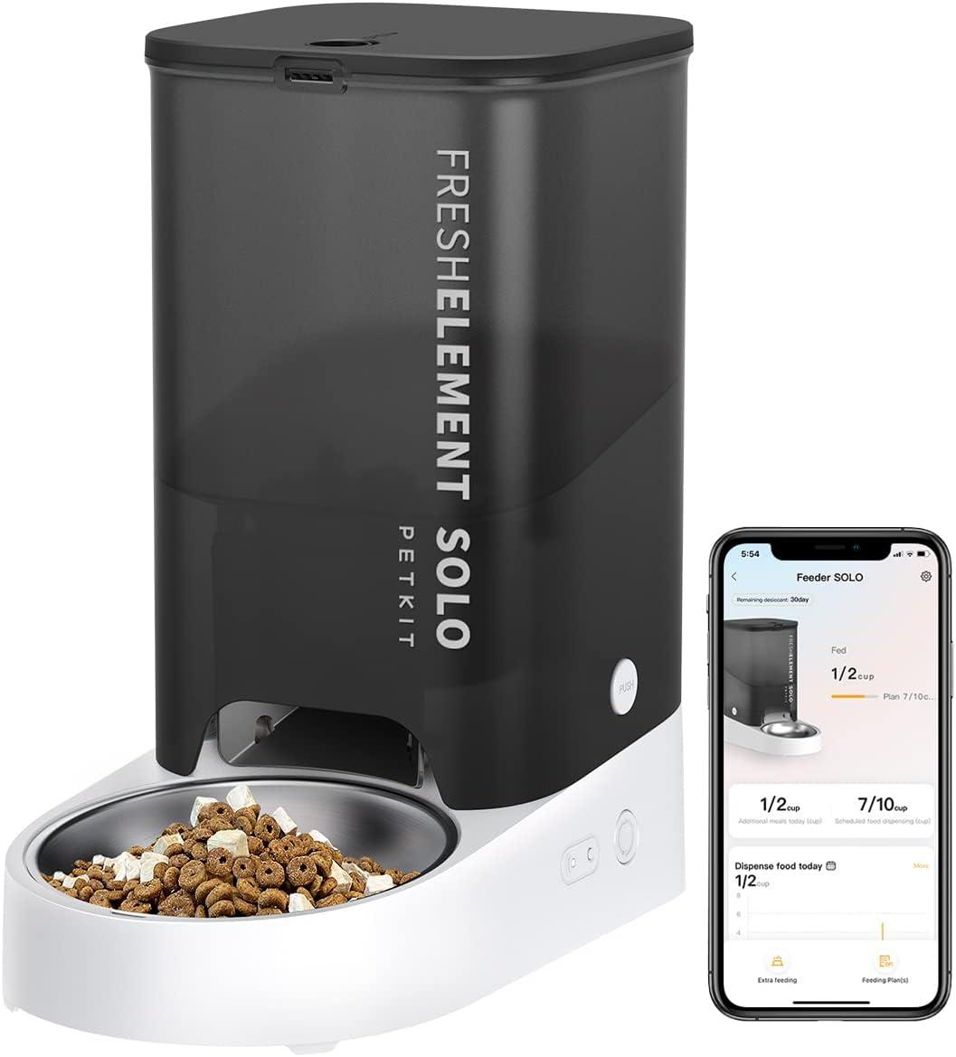 Automatic 3L WiFi Pet Feeder with Stainless Steel Bowl