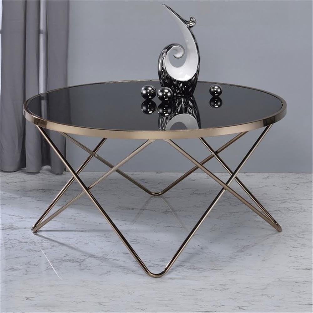 Accursio Glass Top Coffee Table