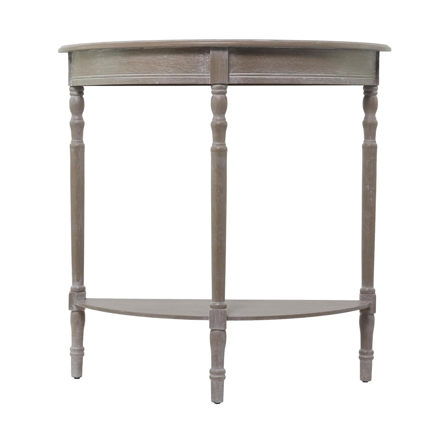 Ophelia & Co. Mcbroom Wood Half Moon 1 Shelf Console Table
