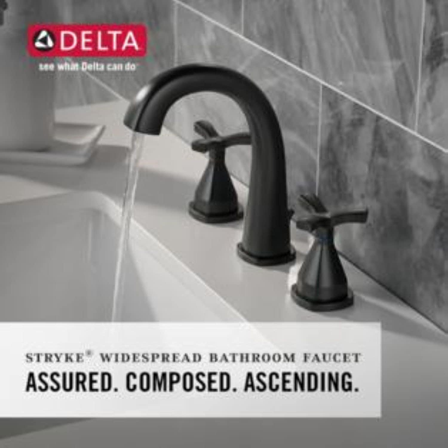 Stryke Widespread Bathroom Faucet with Drain Assembly and DIAMOND™ Seal Technology