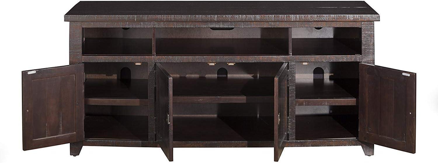 Coffee Plantation 65" Solid Wood TV Stand Espresso - Martin Svensson Home