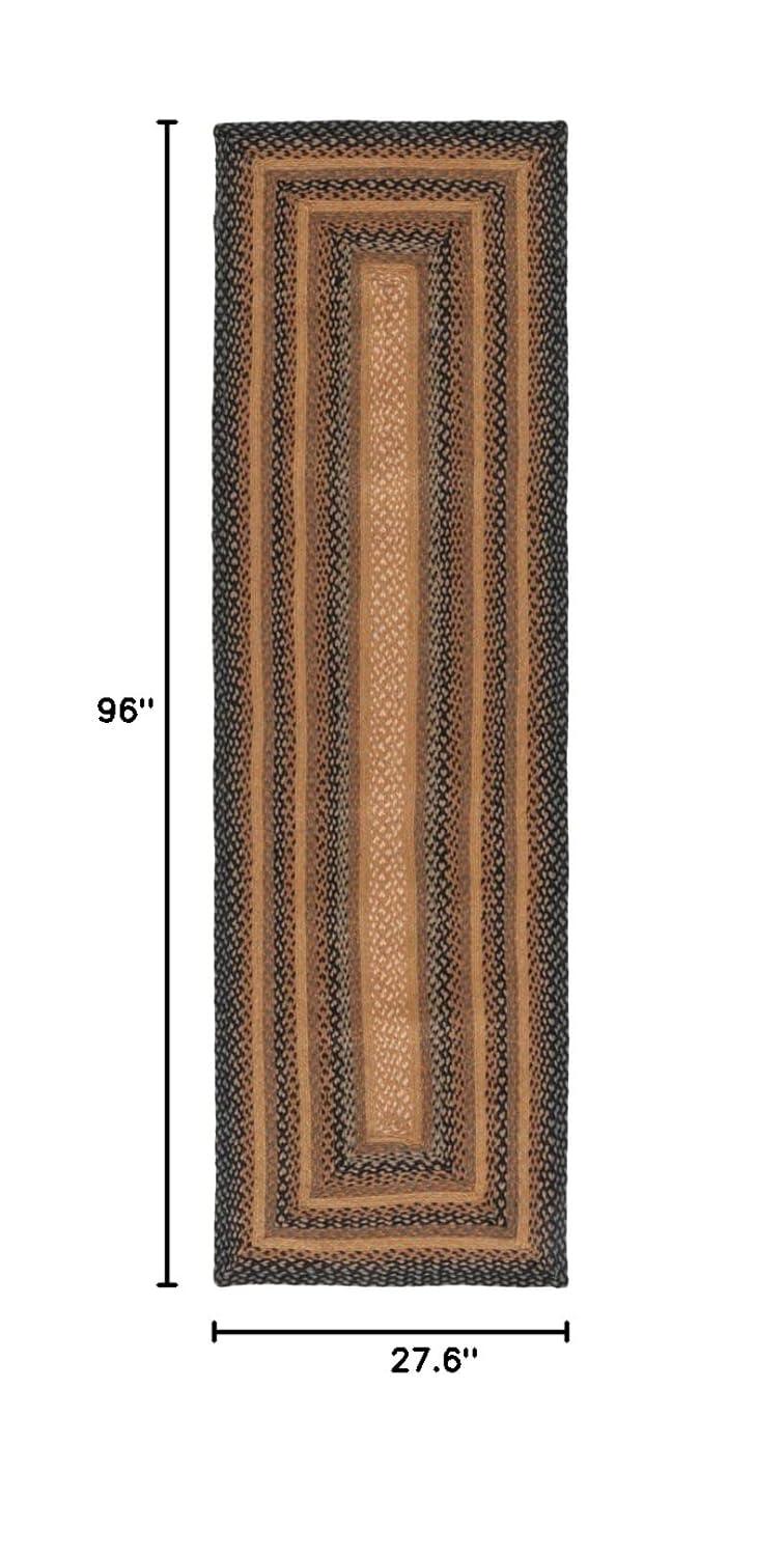 Braided BRD652 Flat Weave Indoor Runner Rug - Natural/Sage - 2'3"x8' - Safavieh