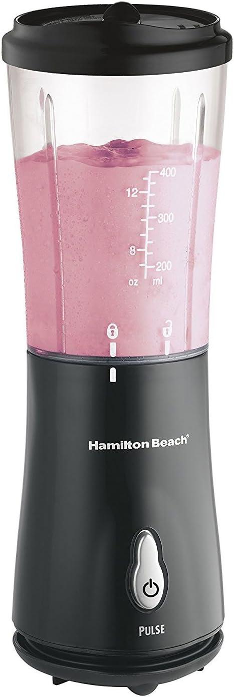 Hamilton Beach 51101B Personal Blender with Travel Lid, Black