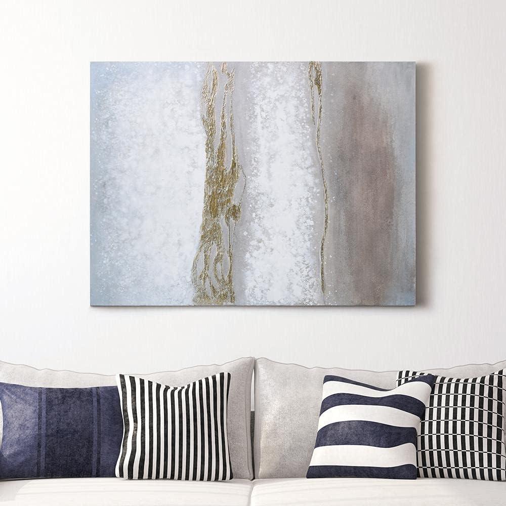 Empire Art Direct Golden Winter Textured Metallic Hand Painted Wall Art by Martin Edwards