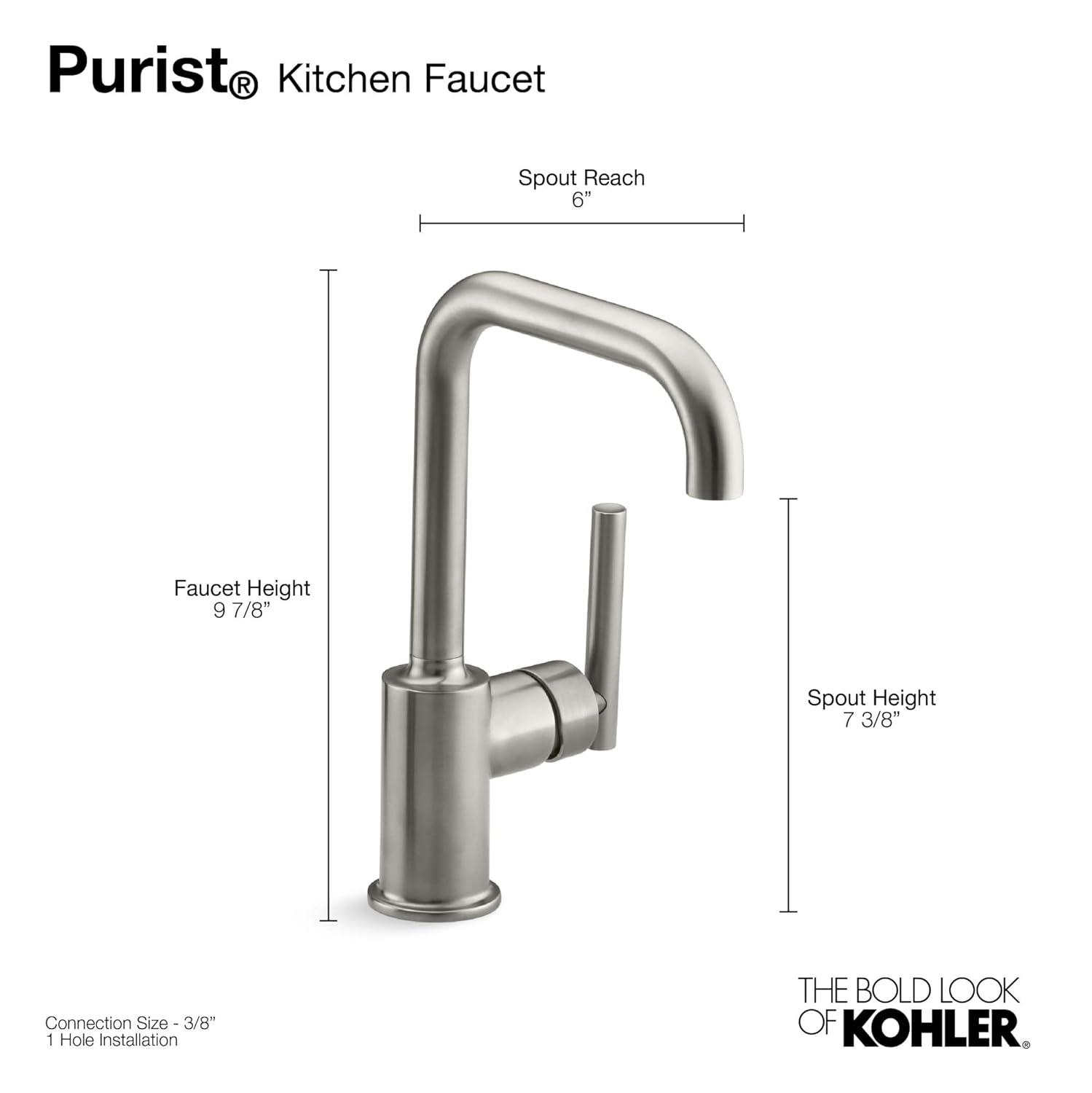 Purist® Bar Faucet with Accessories
