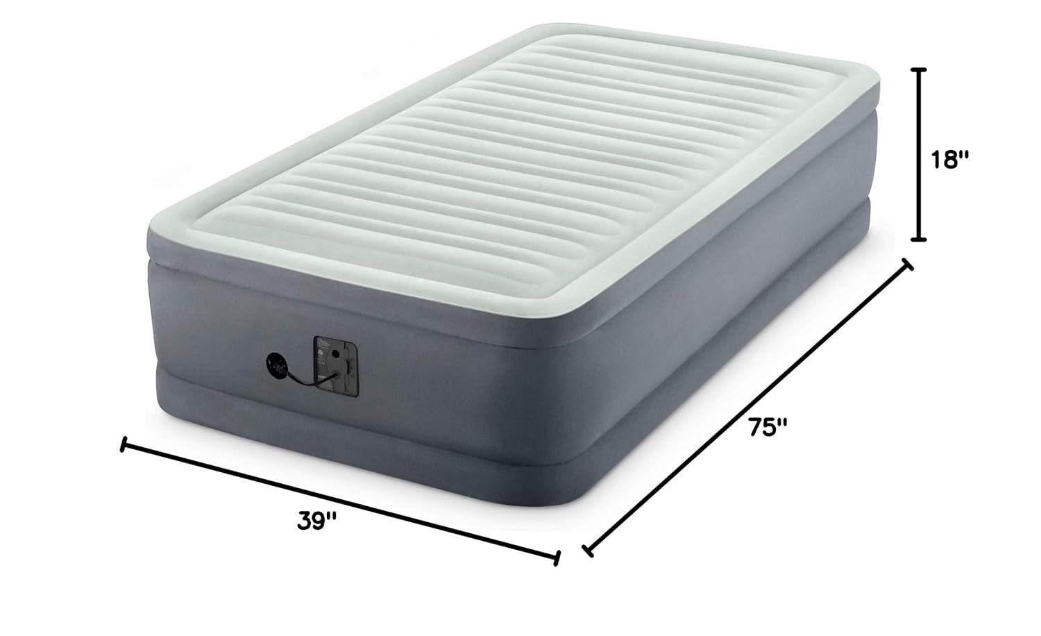Intex PremAire Dream Support Fiber Tech Air Mattress with Built-In Pump & Reviews | Wayfair