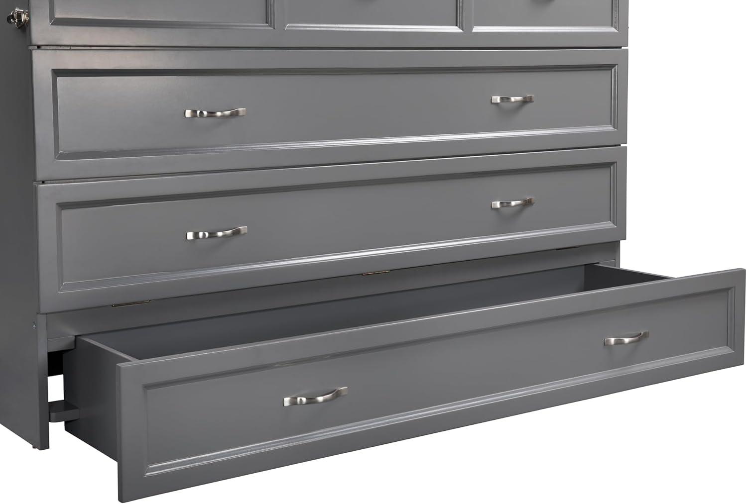 Queen Deerfield Murphy Bed Chest - AFI