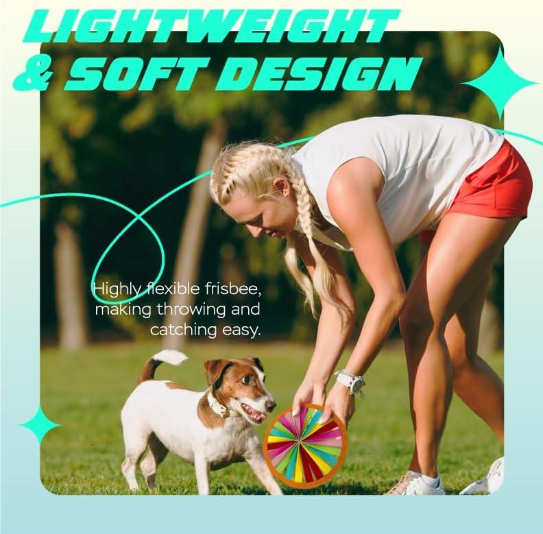 Sunlite Sports Rainbow Flying Ring, Outdoor Family Fun, Play in Park Beach Backyard, for All Ages - Green