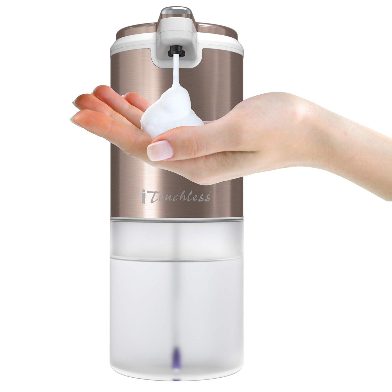 iTouchless Automatic Stainless Steel Foaming Soap Dispenser