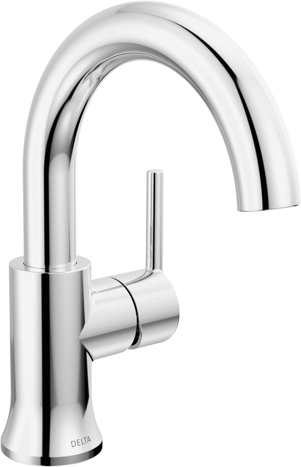 Trinsic Single Hole Faucet Bathroom Faucet with Drain Assembly