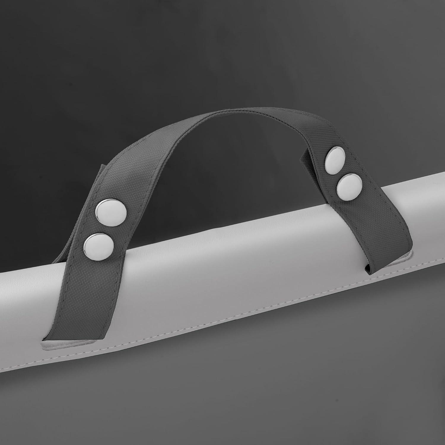 Dryser Round Commercial Heavy-Duty Rolling Laundry Hamper, Steel Frame Cart on Wheels with Removable Canvas Bin for Hotel or Home - Gray