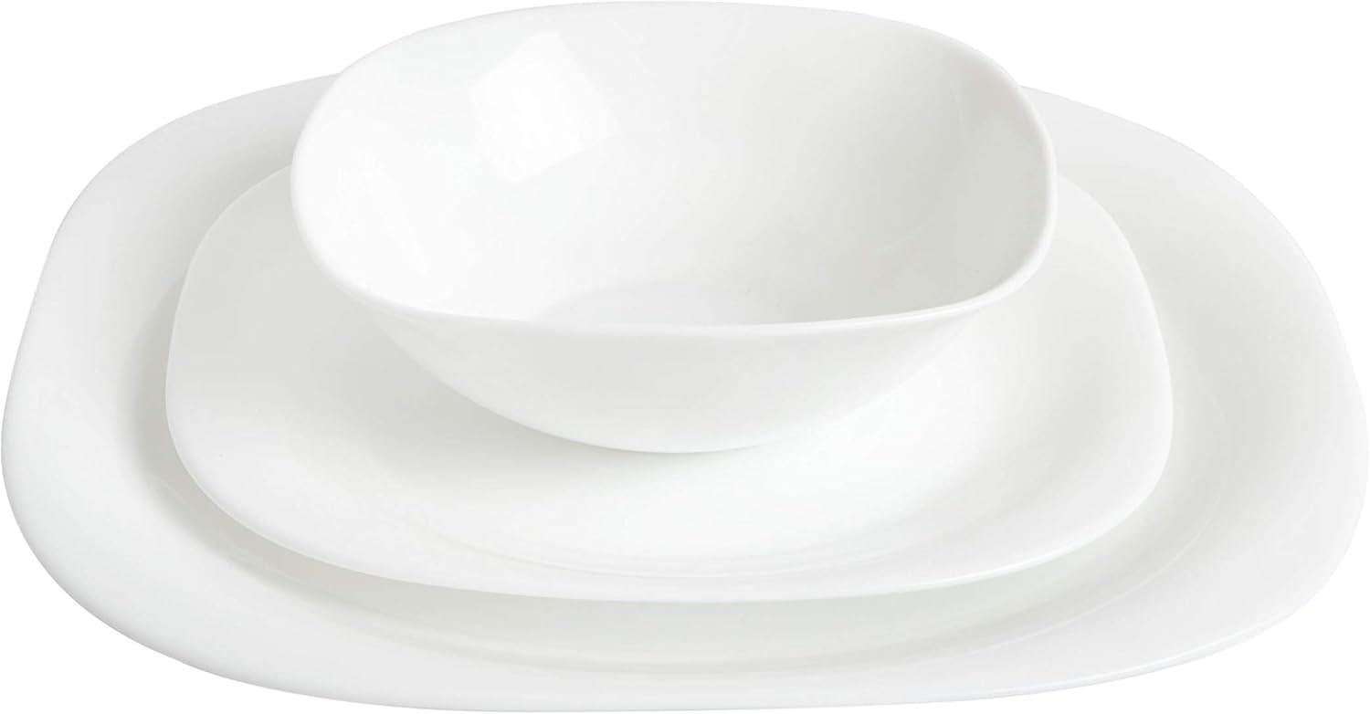 Gibson Home Ultra Break and Crack Resistant Microwave and Dishwasher Safe Dinnerware Set