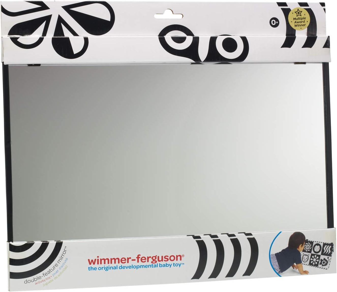 Vision-Boost Baby Mirror with High-Contrast Patterns and Safe Reflection