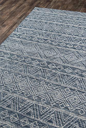 Momeni Geometric Contemporary Area Rugs, Blue