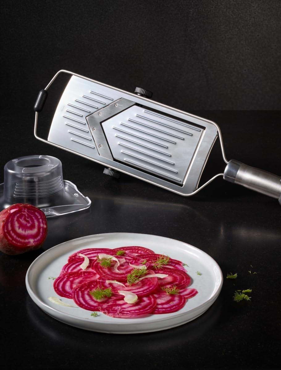 Rosle Adjustable V-Slicer - Not New Condition Stainless Steel