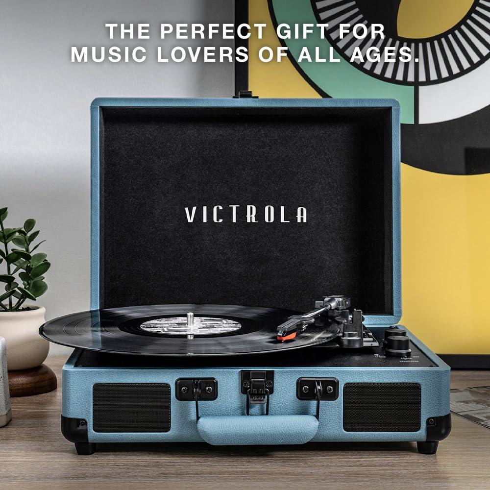 Victrola 3 - Speed Turntable Decorative Record Player with Bluetooth