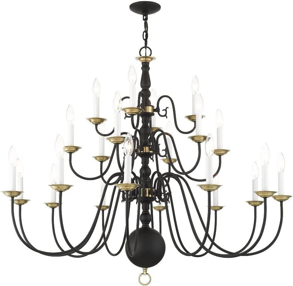 Livex Lighting - Williamsburgh - 22 Light Chandelier in Traditional Style - 42