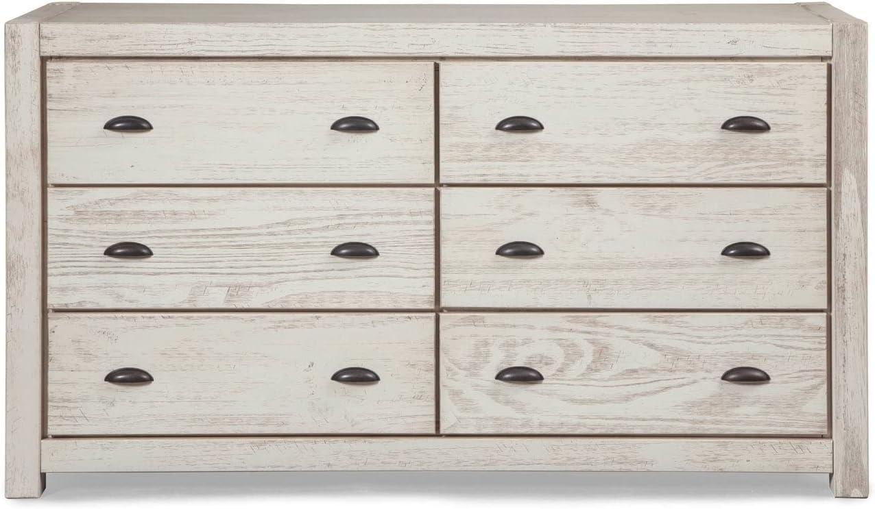 Montauk Solid Wood 59.5'' W 6 - Drawer Dresser