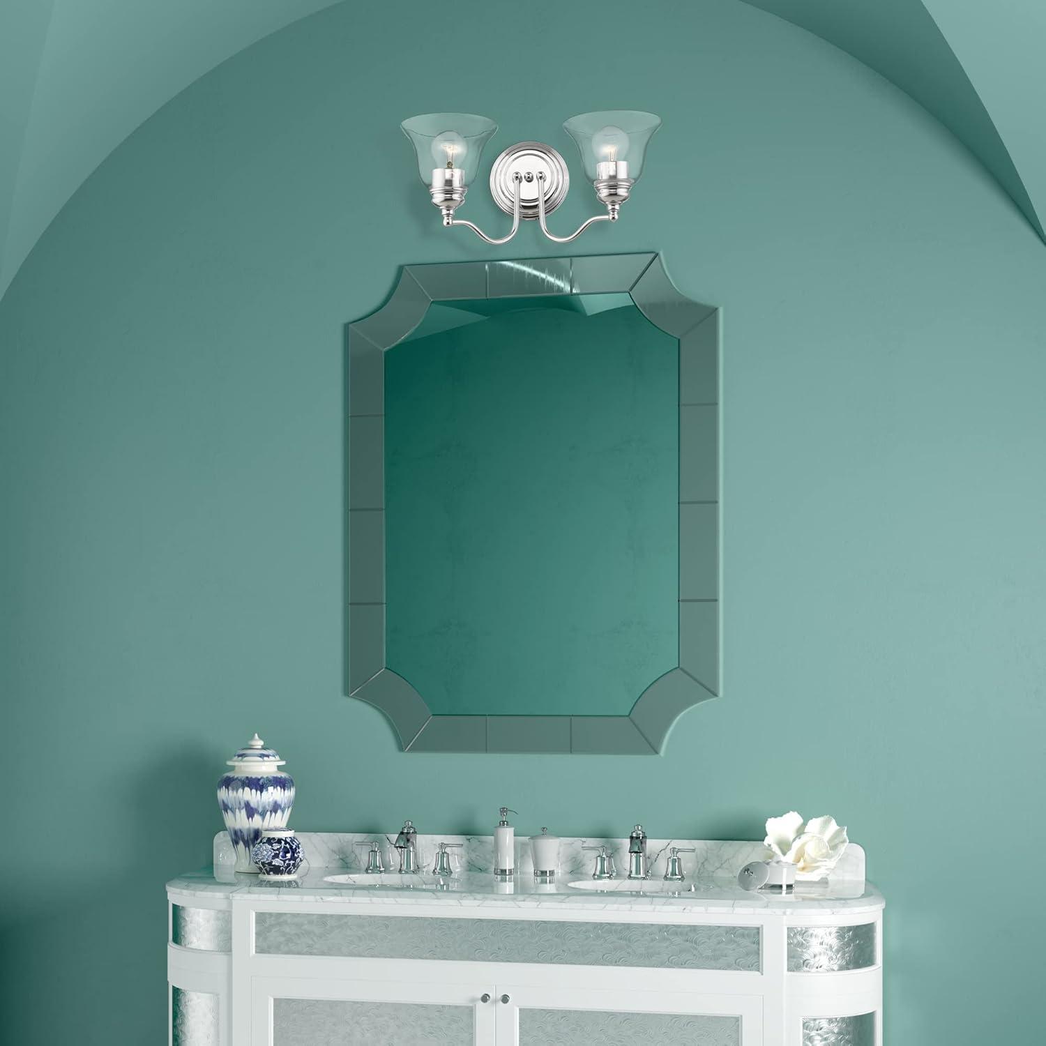 Livex Lighting Moreland 2 - Light Vanity in  Polished Chrome